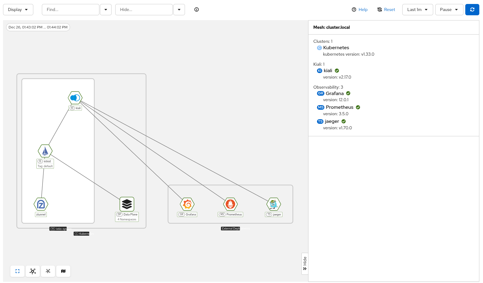 Mesh overview information